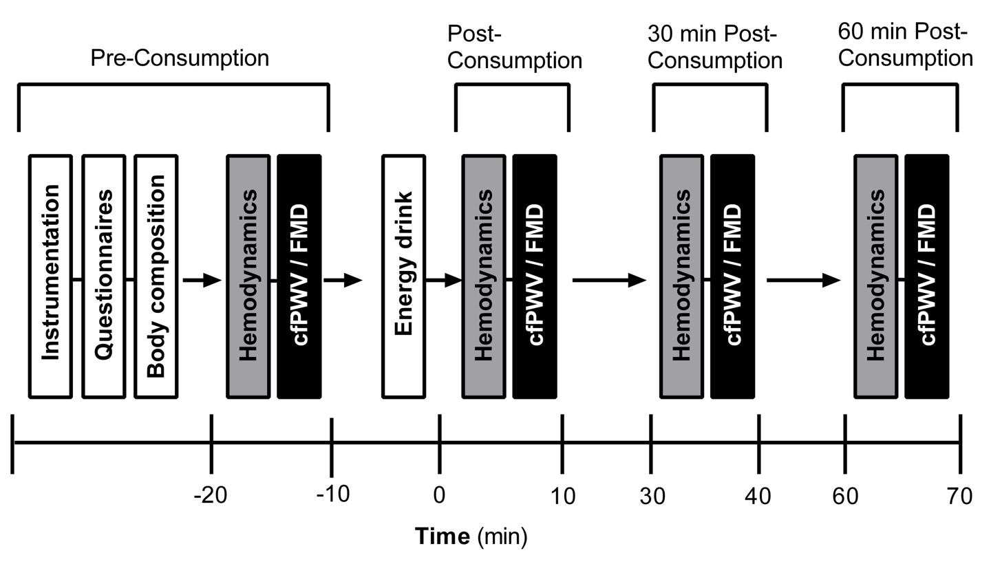 Schematic of the study design. cfPWV, carotid-femoral pulse
wave velocity; FMD, flow-mediated dilation.
